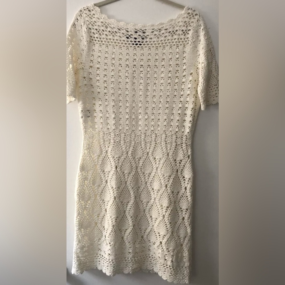 Ralph Lauren Hand-Crocheted Dress Size Large Retails $798 - Picture 2 of 7
